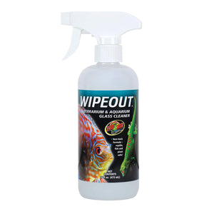 Zoo Med Wipeout Glass Cleaner - 16 oz